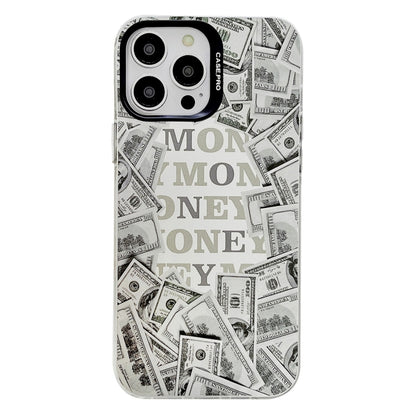Electroplated Silver Series PC Protective Phone Case, For iPhone 15 Pro, For iPhone 15 Plus������...