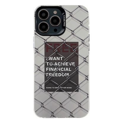 Electroplated Silver Series PC Protective Phone Case, For iPhone 16 Pro Max, For iPhone 16 Pro���...
