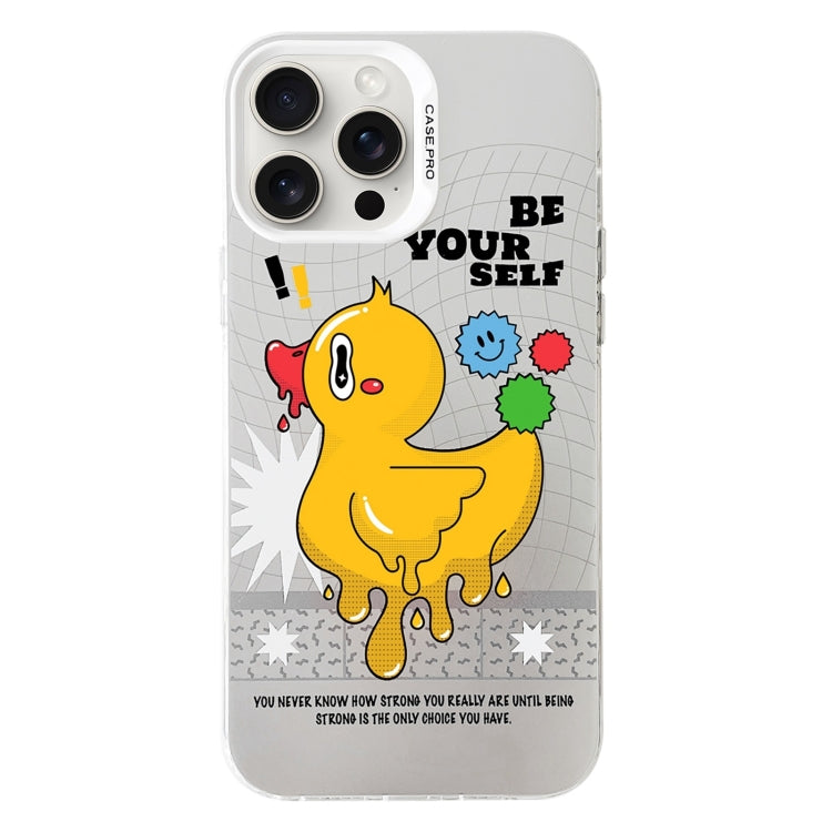 Electroplated Silver Series PC Protective Phone Case, For iPhone 16 Pro Max, For iPhone 16 Pro���...
