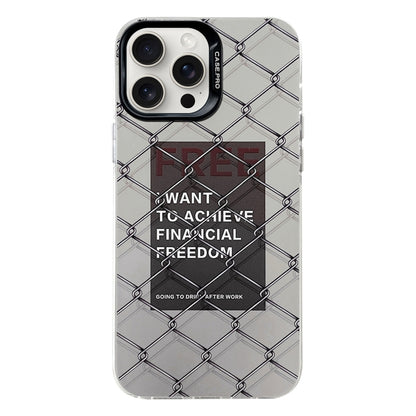 Electroplated Silver Series PC Protective Phone Case, For iPhone 16 Pro Max, For iPhone 16 Pro���...