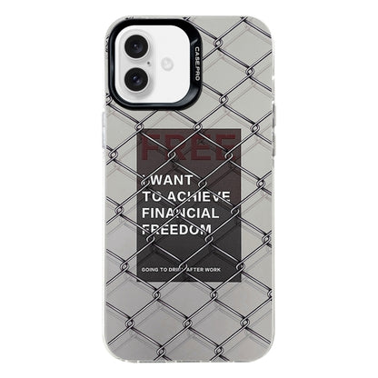 Electroplated Silver Series PC Protective Phone Case, For iPhone 16 Pro Max, For iPhone 16 Pro���...
