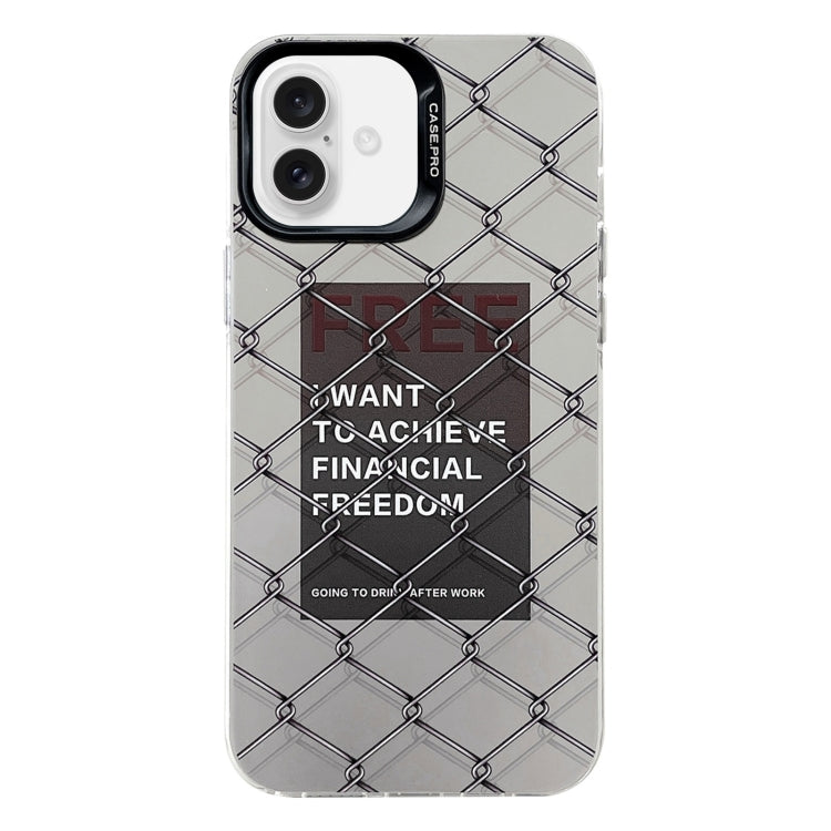 Electroplated Silver Series PC Protective Phone Case, For iPhone 16 Pro Max, For iPhone 16 Pro���...