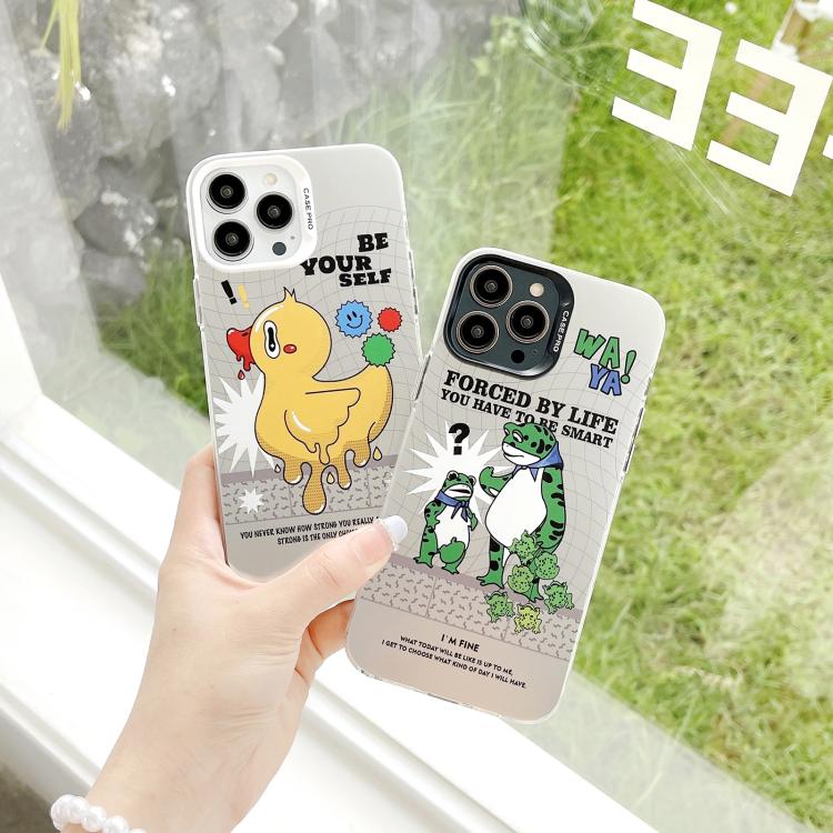Electroplated Silver Series PC Protective Phone Case, For iPhone 14 Pro Max, For iPhone 13 Pro Ma...