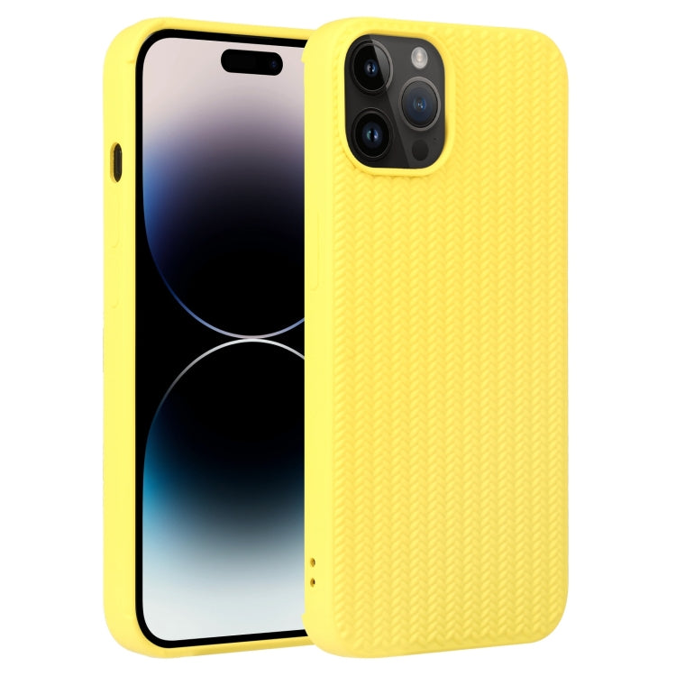 Weave Texture Silicone Phone Case, For iPhone 16e, For iPhone 16 Pro Max, For iPhone 16 Pro������...
