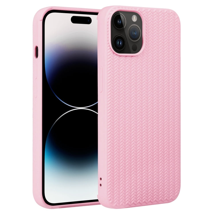 Weave Texture Silicone Phone Case, For iPhone 16e, For iPhone 16 Pro Max, For iPhone 16 Pro������...