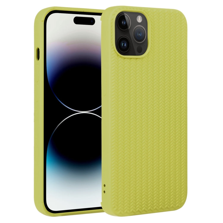 Weave Texture Silicone Phone Case, For iPhone 16e, For iPhone 16 Pro Max, For iPhone 16 Pro������...