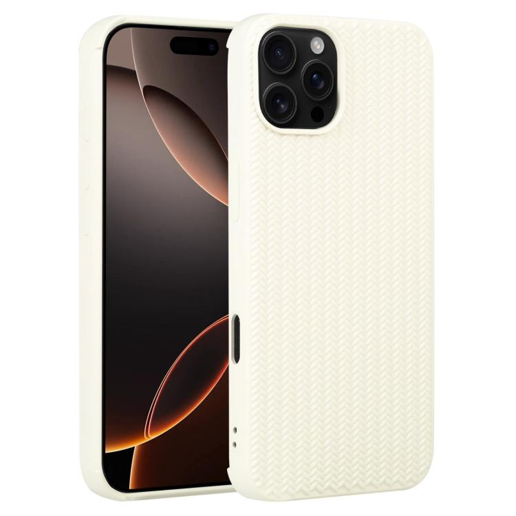 Weave Texture Silicone Phone Case, For iPhone 16e, For iPhone 16 Pro Max, For iPhone 16 Pro������...