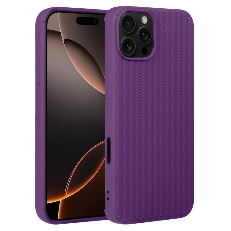 Weave Texture Silicone Phone Case, For iPhone 16e, For iPhone 16 Pro Max, For iPhone 16 Pro������...