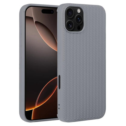 Weave Texture Silicone Phone Case, For iPhone 16e, For iPhone 16 Pro Max, For iPhone 16 Pro������...