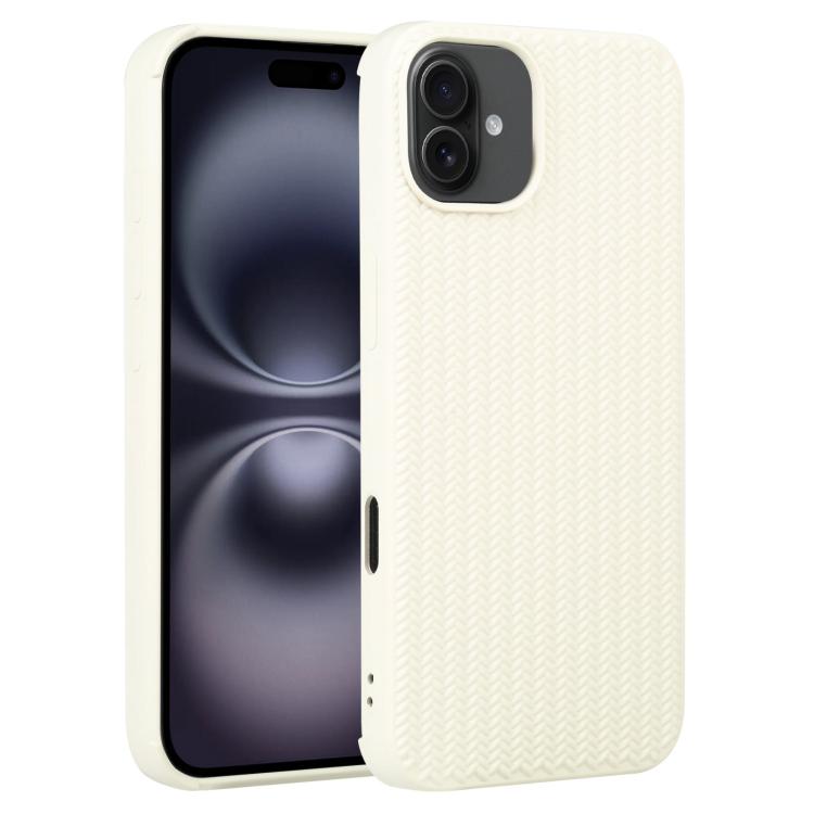Weave Texture Silicone Phone Case, For iPhone 16e, For iPhone 16 Pro Max, For iPhone 16 Pro������...