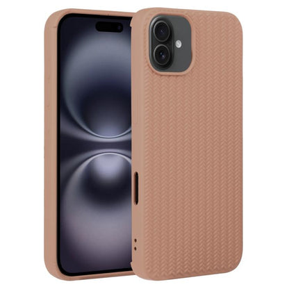 Weave Texture Silicone Phone Case, For iPhone 16e, For iPhone 16 Pro Max, For iPhone 16 Pro������...