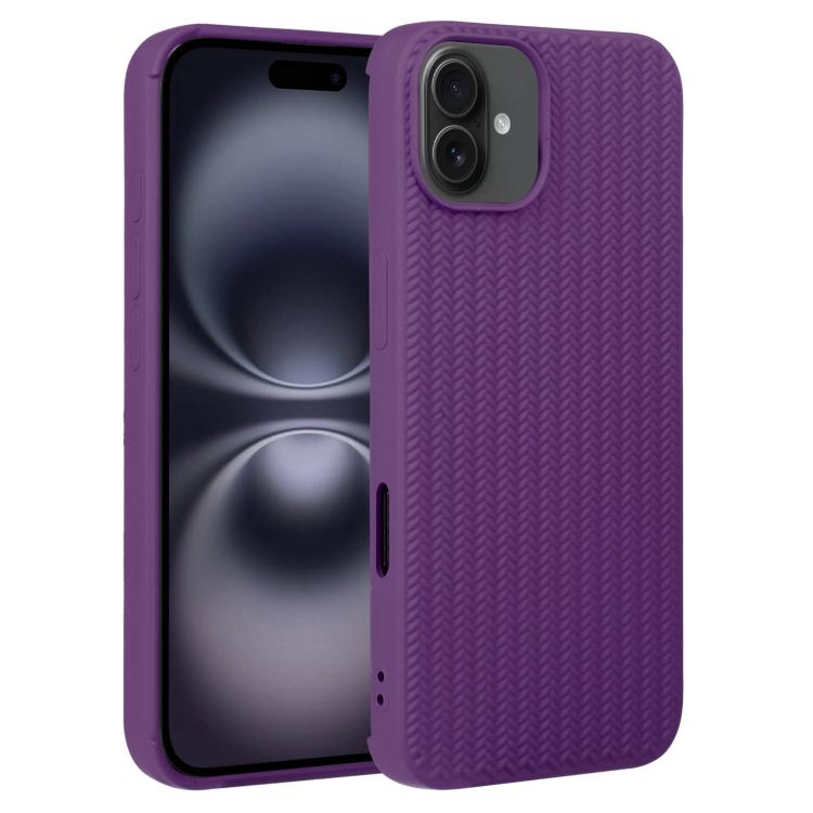 Weave Texture Silicone Phone Case, For iPhone 16e, For iPhone 16 Pro Max, For iPhone 16 Pro������...