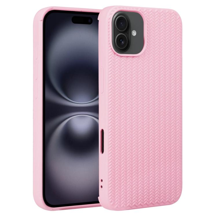 Weave Texture Silicone Phone Case, For iPhone 16e, For iPhone 16 Pro Max, For iPhone 16 Pro������...