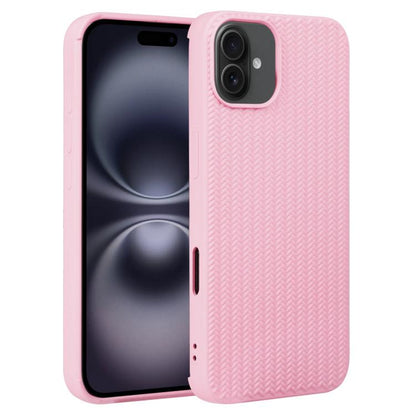 Weave Texture Silicone Phone Case, For iPhone 16e, For iPhone 16 Pro Max, For iPhone 16 Pro������...