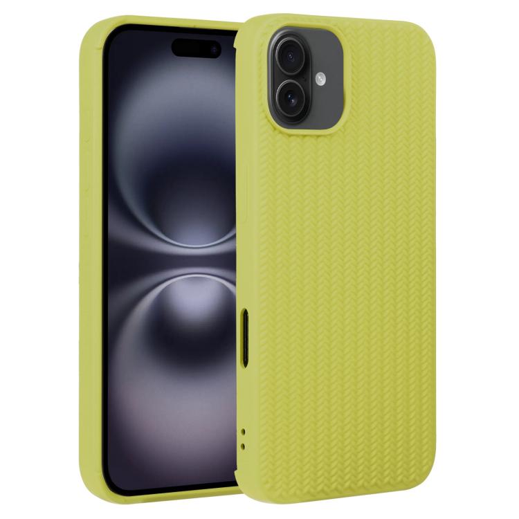 Weave Texture Silicone Phone Case, For iPhone 16e, For iPhone 16 Pro Max, For iPhone 16 Pro������...