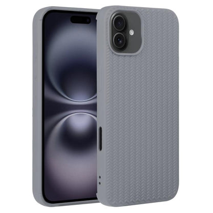 Weave Texture Silicone Phone Case, For iPhone 16e, For iPhone 16 Pro Max, For iPhone 16 Pro������...