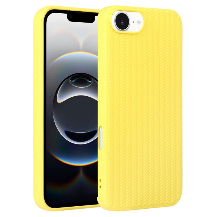 Weave Texture Silicone Phone Case, For iPhone 16e, For iPhone 16 Pro Max, For iPhone 16 Pro������...