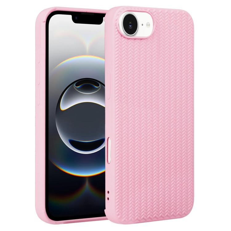 Weave Texture Silicone Phone Case, For iPhone 16e, For iPhone 16 Pro Max, For iPhone 16 Pro������...