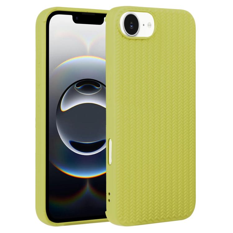 Weave Texture Silicone Phone Case, For iPhone 16e, For iPhone 16 Pro Max, For iPhone 16 Pro������...
