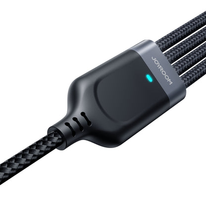 JOYROOM A18 3.5A USB to 8 Pin+Dual USB-C/Type-C+Micro USB 4 in 1 Data Cable, Length: 1.2m��������...