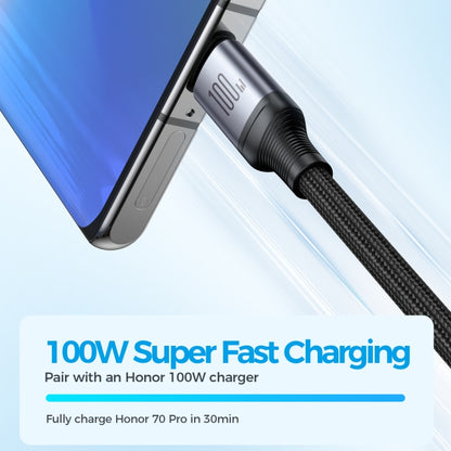 JOYROOM A21 100W USB to 8 Pin+Type-C+Micro USB 3 in 1 Charging Cable, Length: 1.2m���������������...
