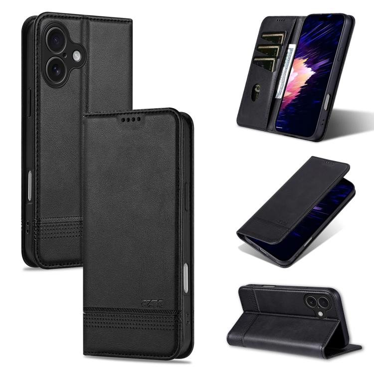 AZNS Magnetic Calf Texture Flip Leather Phone Case