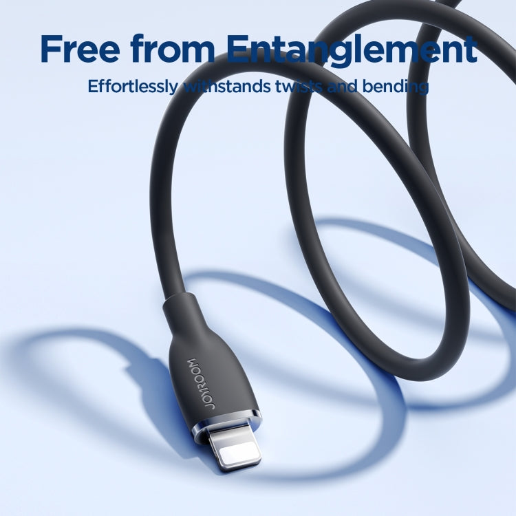 JOYROOM SA29-AL3 3A USB to 8 Pin Liquid Silicone Fast Charging Data Cable, Length: 1.2m����������...