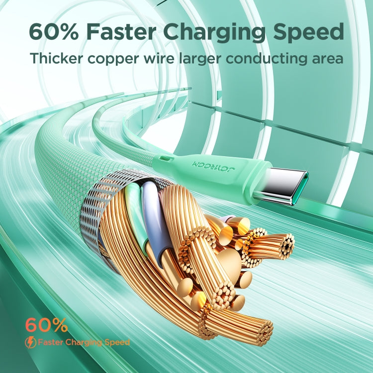 JOYROOM SA34-CC3 60W USB-C/Type-C to USB-C/Type-C Fast Charge Data Cable, Length: 1m�������������...