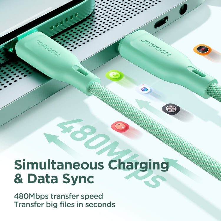 JOYROOM SA34-CC3 60W USB-C/Type-C to USB-C/Type-C Fast Charge Data Cable, Length: 1m�������������...