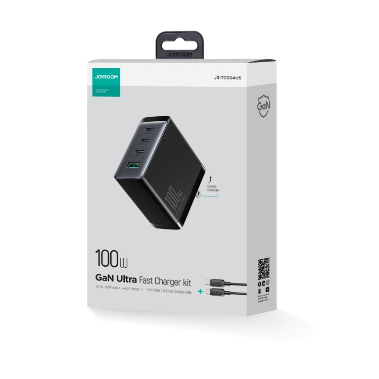 JOYROOM JR-TCG04 100W USB+3 x Type-C GaN Multi-port Charger Set