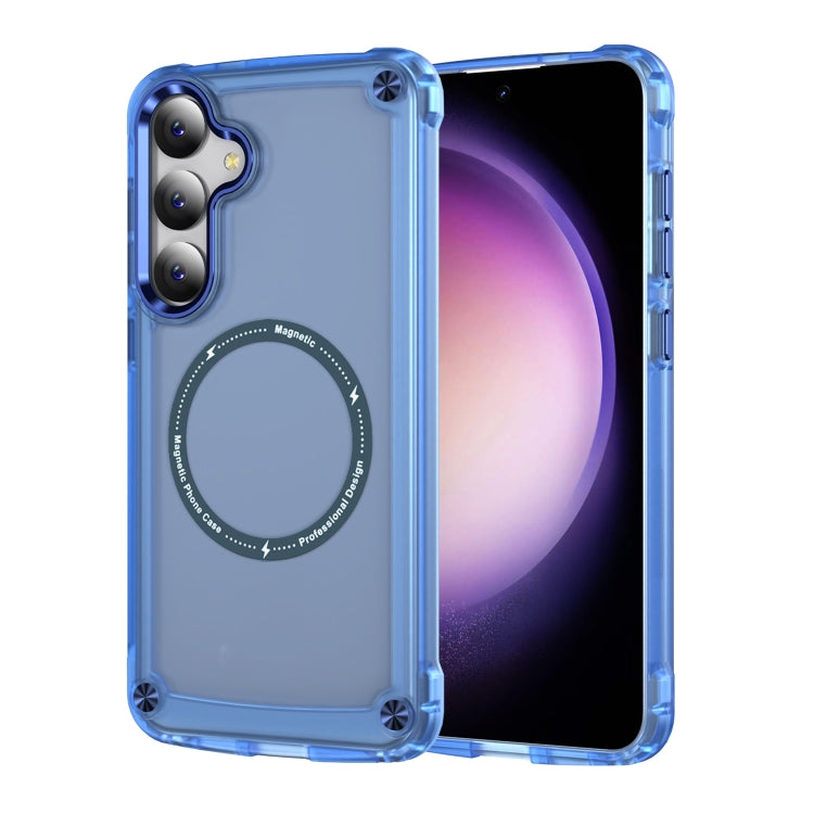 Skin Feel TPU + PC MagSafe Magnetic Phone Case, For Samsung Galaxy S25 5G������������������������...