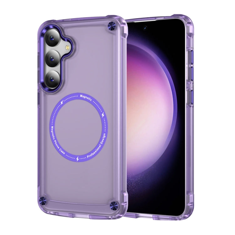 Skin Feel TPU + PC MagSafe Magnetic Phone Case, For Samsung Galaxy S25 5G������������������������...