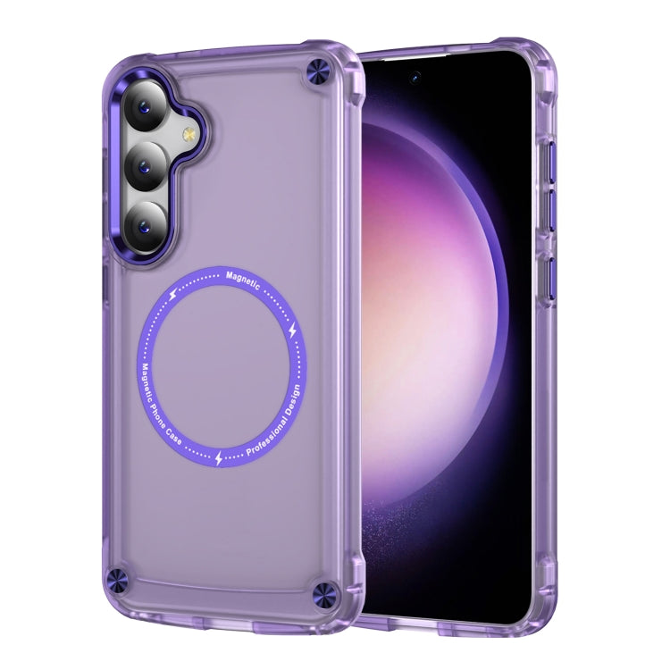 Skin Feel TPU + PC MagSafe Magnetic Phone Case, For Samsung Galaxy S25 5G������������������������...