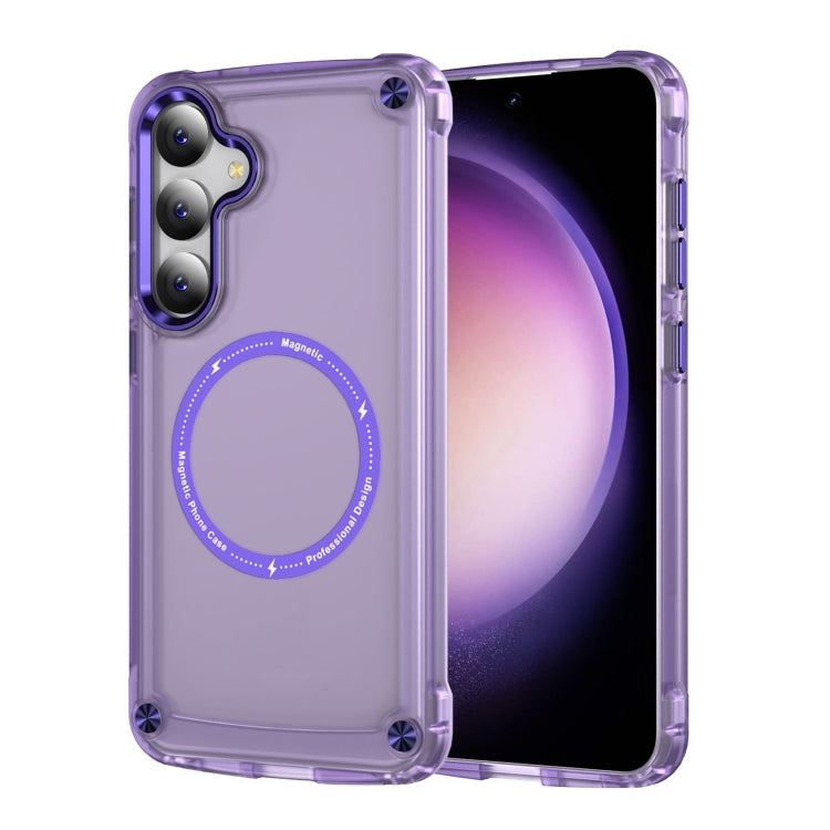 Skin Feel TPU + PC MagSafe Magnetic Phone Case, For Samsung Galaxy S25 5G������������������������...
