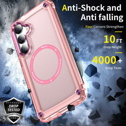 Skin Feel TPU + PC MagSafe Magnetic Phone Case, For Samsung Galaxy S25 5G������������������������...