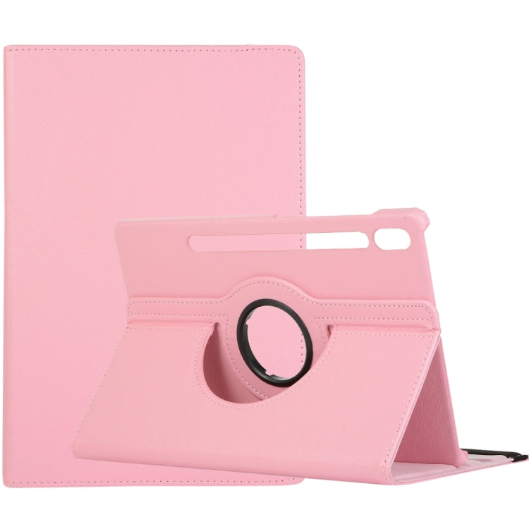 Litchi Texture 360 Degrees Rotation Holder Leather Tablet Case