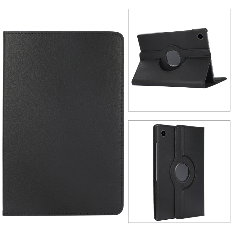 Litchi Texture 360 Degrees Rotation Holder Leather Tablet Case