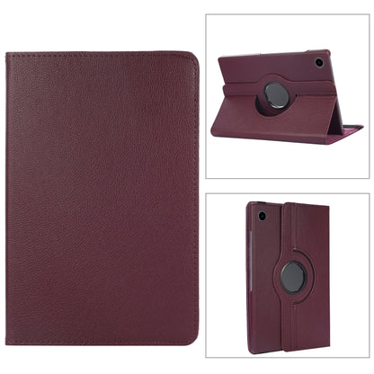 Litchi Texture 360 Degrees Rotation Holder Leather Tablet Case