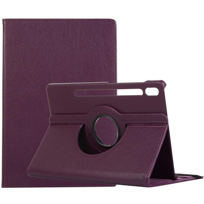 Litchi Texture 360 Degrees Rotation Holder Leather Tablet Case