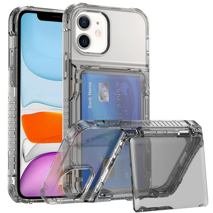 Crystal Clear Flip Card Slot Phone Case, For iPhone 16 Pro Max, For iPhone 16 Pro����������������...