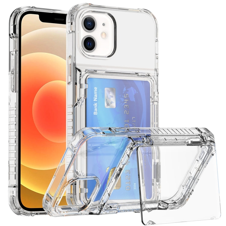 Crystal Clear Flip Card Slot Phone Case, For iPhone 16 Pro Max, For iPhone 16 Pro����������������...