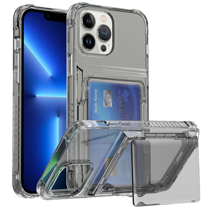 Crystal Clear Flip Card Slot Phone Case, For iPhone 16 Pro Max, For iPhone 16 Pro����������������...