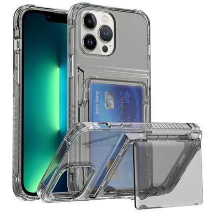 Crystal Clear Flip Card Slot Phone Case, For iPhone 16 Pro Max, For iPhone 16 Pro����������������...