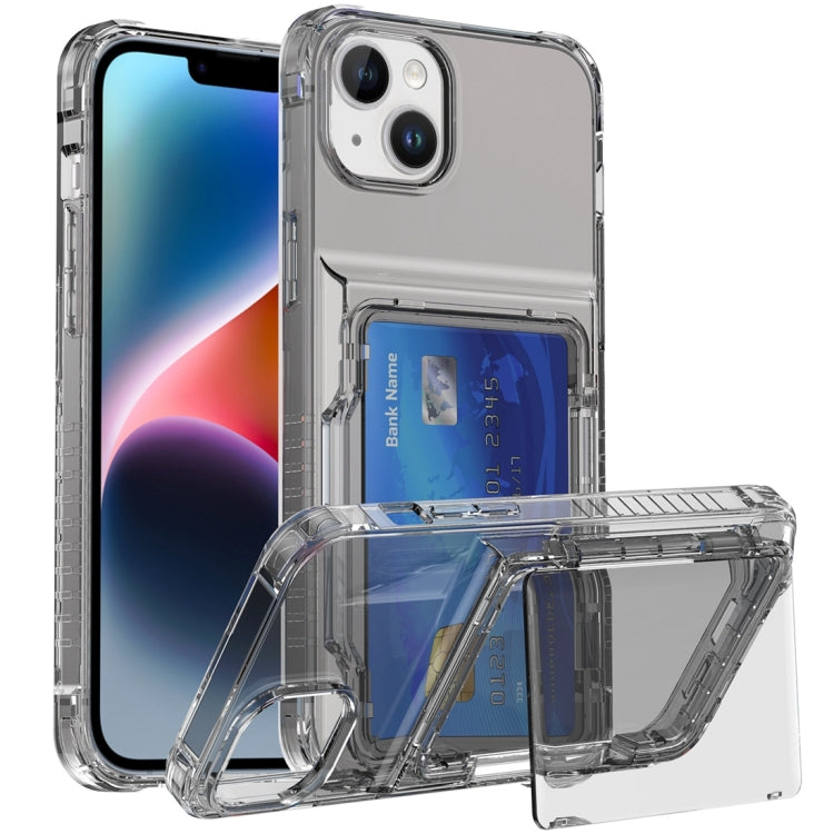 Crystal Clear Flip Card Slot Phone Case, For iPhone 16 Pro Max, For iPhone 16 Pro����������������...