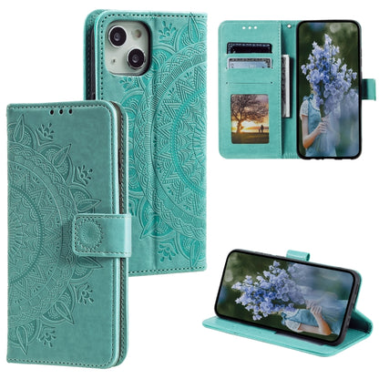 Totem Flower Embossed Leather Phone Case, For iPhone 16 Pro Max, For iPhone 16 Pro���������������...