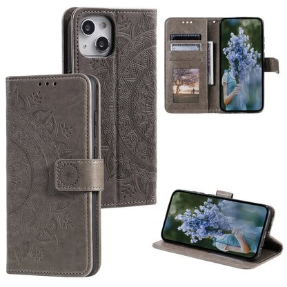 Totem Flower Embossed Leather Phone Case, For iPhone 16 Pro Max, For iPhone 16 Pro���������������...