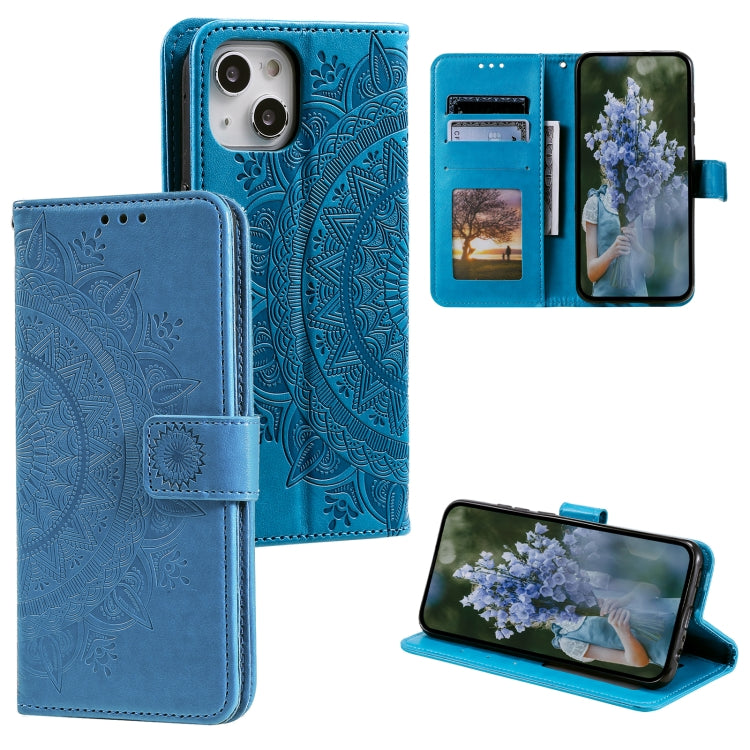 Totem Flower Embossed Leather Phone Case, For iPhone 16 Pro Max, For iPhone 16 Pro���������������...
