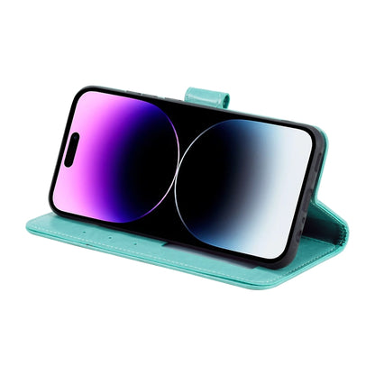 Totem Flower Embossed Leather Phone Case, For iPhone 16 Pro Max, For iPhone 16 Pro���������������...