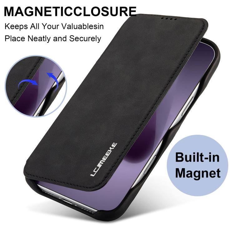 LC.IMEEKE Hon Ancient Series Flip Leather Phone Case