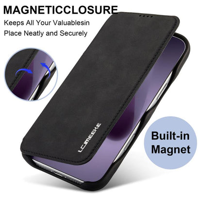LC.IMEEKE Hon Ancient Series Flip Leather Phone Case